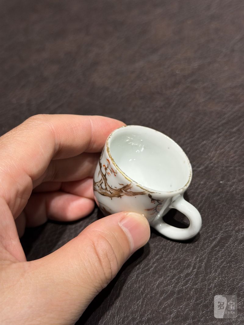 清乾隆 粉彩花鸟纹茶具一套25件 - 图73